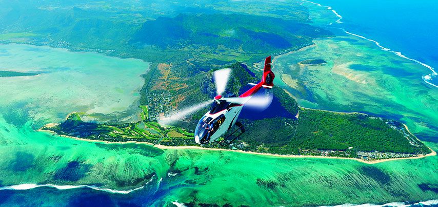 Helicopter Flight Trips - Mauritius